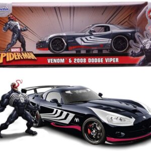 ماشین فلزی دوج مدل Viper به همراه فیگور ونوم با مقیاس 1:24, image