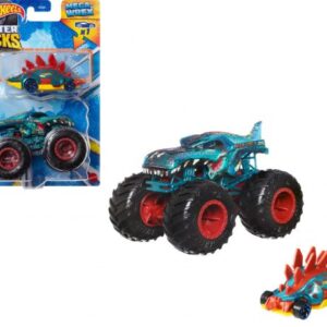 پک 2 تایی ماشین Hot Wheels سری Monster Truck مدل Mega Wrex