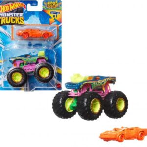پک 2 تایی ماشین Hot Wheels سری Monster Truck مدل Rodger Dodger