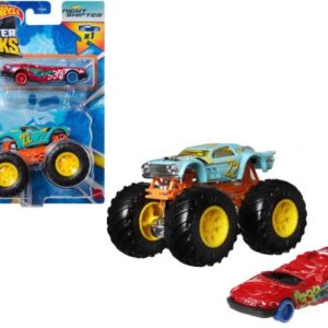 پک 2 تایی ماشین Hot Wheels سری Monster Truck مدل Night Shifter, تنوع: GRH81-Night Shifter, image
