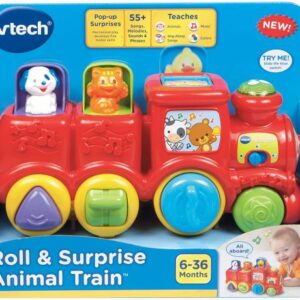 قطار موزیکال Vtech مدل Roll & Surprise Animal, image