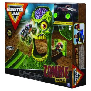 ماشین Monster Jam مدل Zombie به همراه پیست پرش با مقیاس 1:64, image