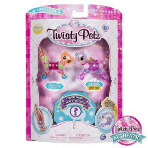 پک 3 تایی دستبندهای درخشان Twisty Petz مدل Kitty & Pony, image