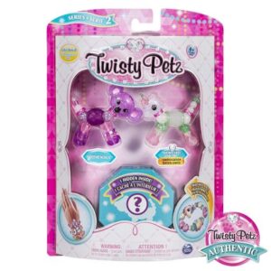 پک 3 تایی دستبندهای درخشان Twisty Petz مدل Koala & Unicorn, image
