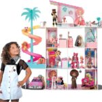 خانه 360 درجه چوبی عروسک های LOL OMG با 85 سوپرایز مدل Fashion House, image