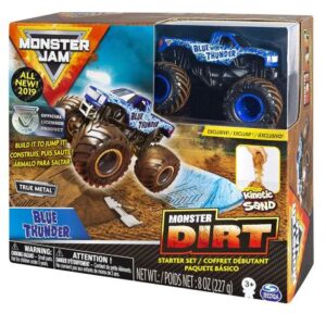 ماشین Monster Jam Dirt مدل Blue Thunder همراه با Kinetic Sand