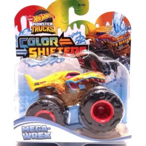 پک تکی ماشین Hot Wheels Color Shifter سری Monster Truck مدل Mega Wrex, تنوع: HGX06-Mega Wrex, image