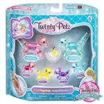 پک 6 تایی دستبندهای درخشان Twisty Petz مدل Rainbow Puppy Family, image