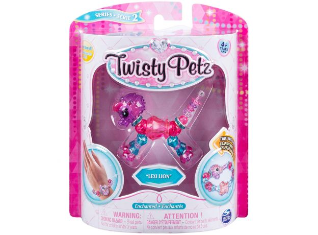 پک تکی دستبند درخشان Twisty Petz مدل Lexi Lion, image