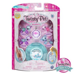 پک 4 تایی دستبندهای درخشان Twisty Petz مدل Unicorn & Koala (آبی), image