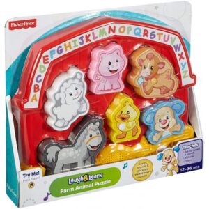 پازل موزیکال Fisher Price مدل حیوانات مزرعه