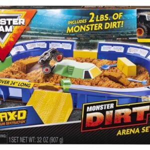 ست ماشین بازی Monster Jam Dirt همراه با Kinetic Sand