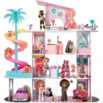 خانه 360 درجه چوبی عروسک های LOL OMG با 85 سوپرایز مدل Fashion House, image 6
