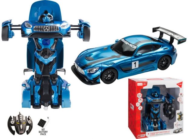 ماشین کنترلی تبدیل شونده مرسدس بنز AMG GT3 آبی راستار با مقیاس 1:14, تنوع: 74800-Blue, image