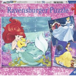 پازل 3 در 1 راونزبرگر مدل ماجراهای پرنسس های دیزنی