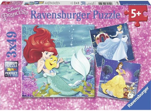 پازل 3 در 1 راونزبرگر مدل ماجراهای پرنسس های دیزنی, image