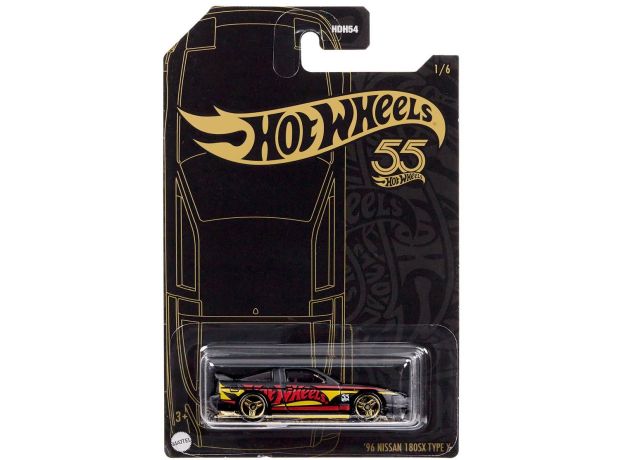 پک تکی ماشین Hot Wheels سری Chrome مدل 96 Nissan 180SX Type X, image