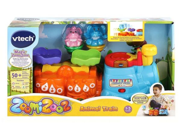 قطار حیوانات موزیکال ZoomiZooz Vtech, image