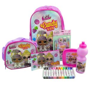 ست 25 در 1 کوله پشتی 46 سانتی LOL Surprise مدل Candy B.B.S