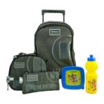 ست 6 در 1 کوله پشتی چرخدار 40 سانتی Pause مدل طوسی, image