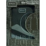 ست 6 در 1 کوله پشتی چرخدار 40 سانتی Pause مدل طوسی, image 2