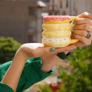 ماگ سرامیک طرح دونات