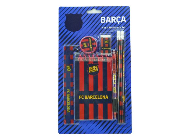 ست 7 در 1 لوازم تحریر طرح FC Barcelona, image