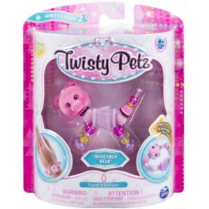 پک تکی دستبند درخشان Twisty Petz مدل Honeybun Bear