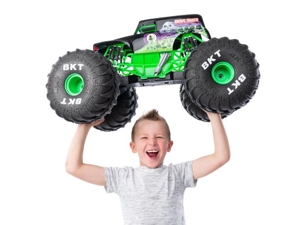 ماشین کنترلی Monster Jam مدل Mega Grave Digger با مقیاس 1:6, تنوع: 6066963-Mega Grave Digger, image