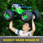 ماشین کنترلی Monster Jam مدل Mega Grave Digger با مقیاس 1:6, تنوع: 6066963-Mega Grave Digger, image 12