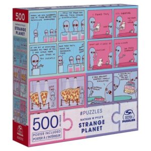 پازل 500 تکه Spin Master سری Strange Planet مدل پیتزا, تنوع: 6065192-Pizza, image