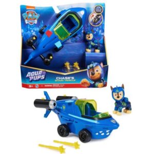 زیردریایی کوسه همراه با فیگور چیس سگ های نگهبان Paw Patrol سری Aqua Pups