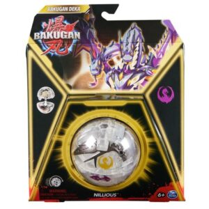 پک تکی باکوگان Bakugan سری Deka مدل Nillious شیشه ای