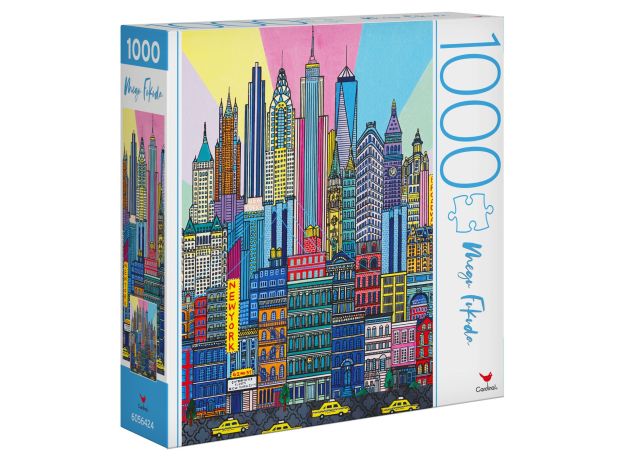 پازل 1000 تکه Spin Master طرح شهر نیویورک فانتزی, تنوع: 6056424-New York City, image