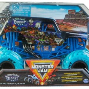 ماشین Monster Jam مدل DIGGER BLUE با مقیاس 1:24