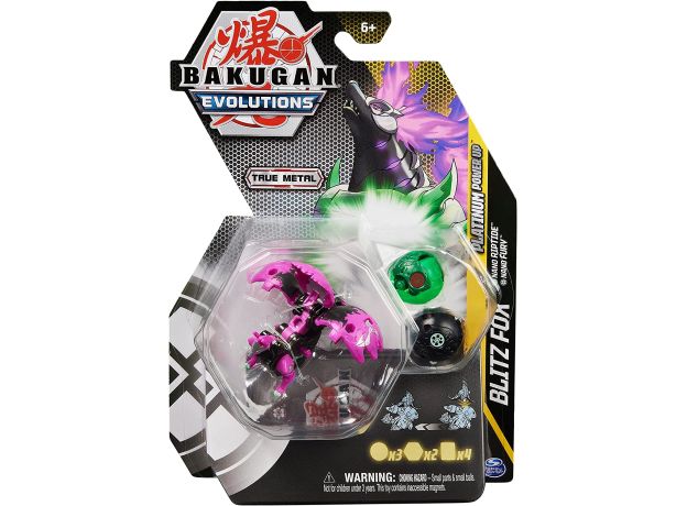 پک 3 تایی باکوگان Bakugan سری Evolutions مدل Blitz Fox, image