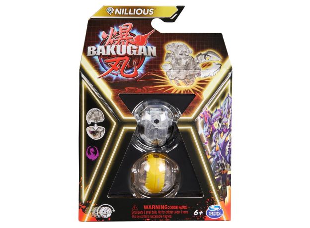 پک تکی باکوگان Bakugan مدل Nillious الماسی, تنوع: 6066716-Nillious, image