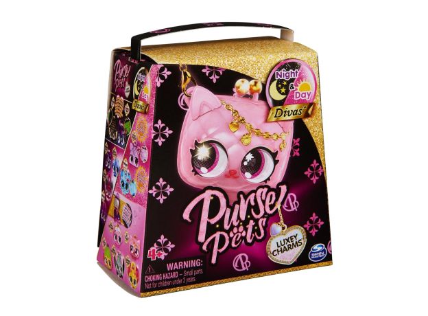 کیف پرس پتس سورپرایزی مینی لوکسی چارم مدل روز و شب Purse Pets, image