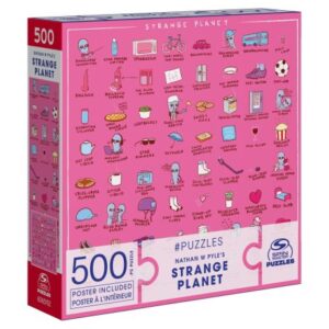 پازل 500 تکه Spin Master سری Strange Planet مدل روتین روزانه