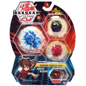پک 3 تایی بازی نبرد باکوگان (Bakugan) مدل Aquos Webam, image