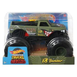 ماشین Hot Wheels مدل V8 Bomber سری Monster Trucks با مقیاس 1:24