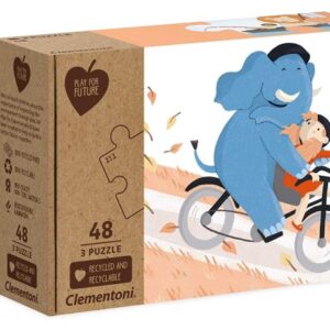 پازل 3 در 1 کلمنتونی مدل دوست من باش