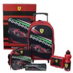 ست 5 در 1 کوله پشتی چرخدار 46 سانتی Ferrari مدل Extreme Speed, image