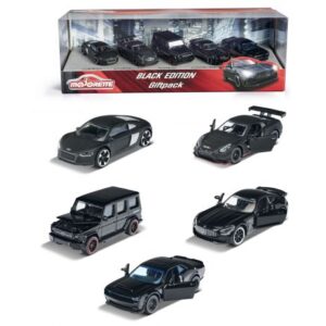 پک 5 تايی ماشين های فلزی Majorette مدل Black Edition
