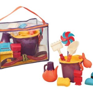 کیف و وسایل شن بازی تابستانی B. Toys مدل بنفش