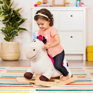 یونیکورن سفید راکر B. Toys, image