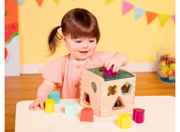 مکعب چوبی جاگذاری B. Toys, image