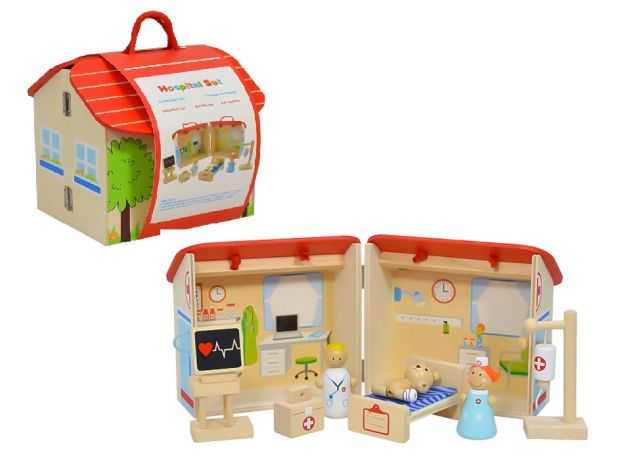 ست کلبه چوبی مدل بیمارستان پیکاردو, image