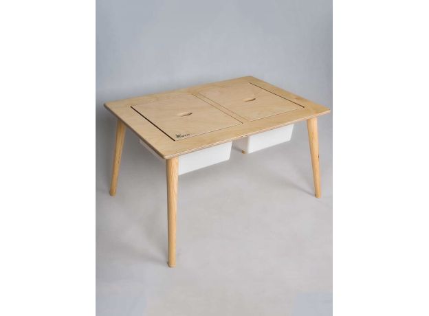 میز مونتسوری سفید چوبی کاما, تنوع: 21020-CM-Montessori Kids Table, image