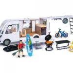 ست کمپ Dickie Toys همراه با ون Hymer و دوچرخه, image 7
